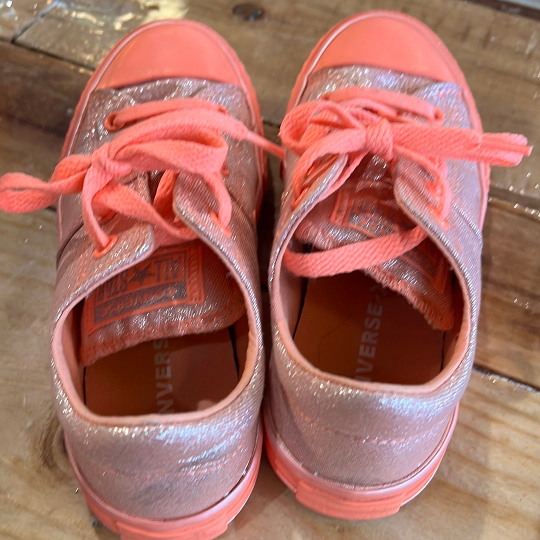 Neon Orange/Pink Converse Shoes Sz.1