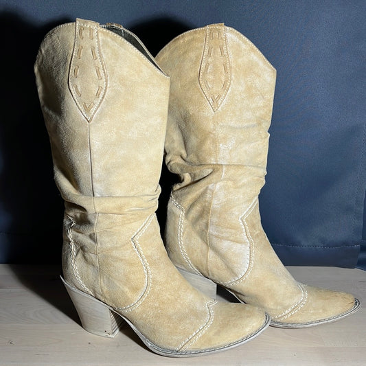 Italian Camel Colored Boots