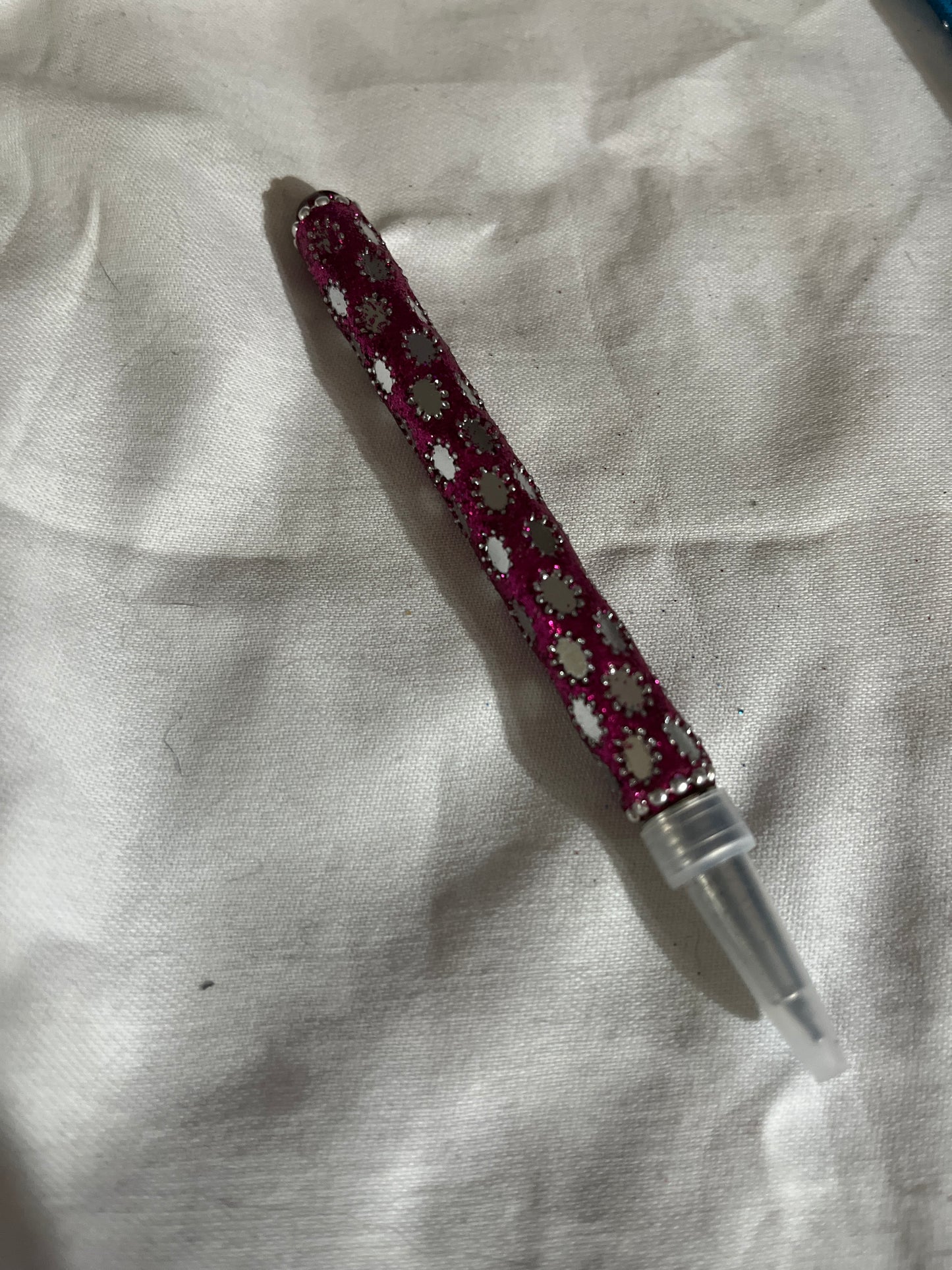 Purple fancy pen