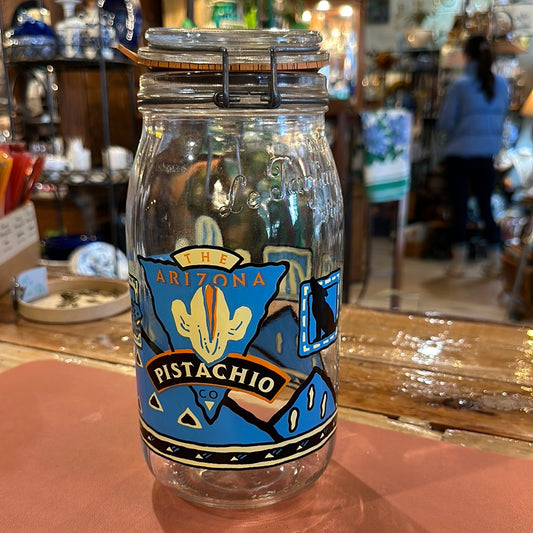 The Arizona Pistachio Company Glass Storage Jar 2 Liter Made in France