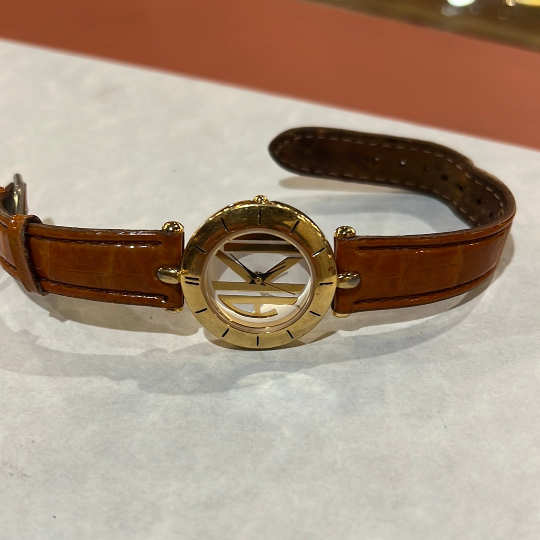 Ann Klein II Gold Watch 10/1192-6