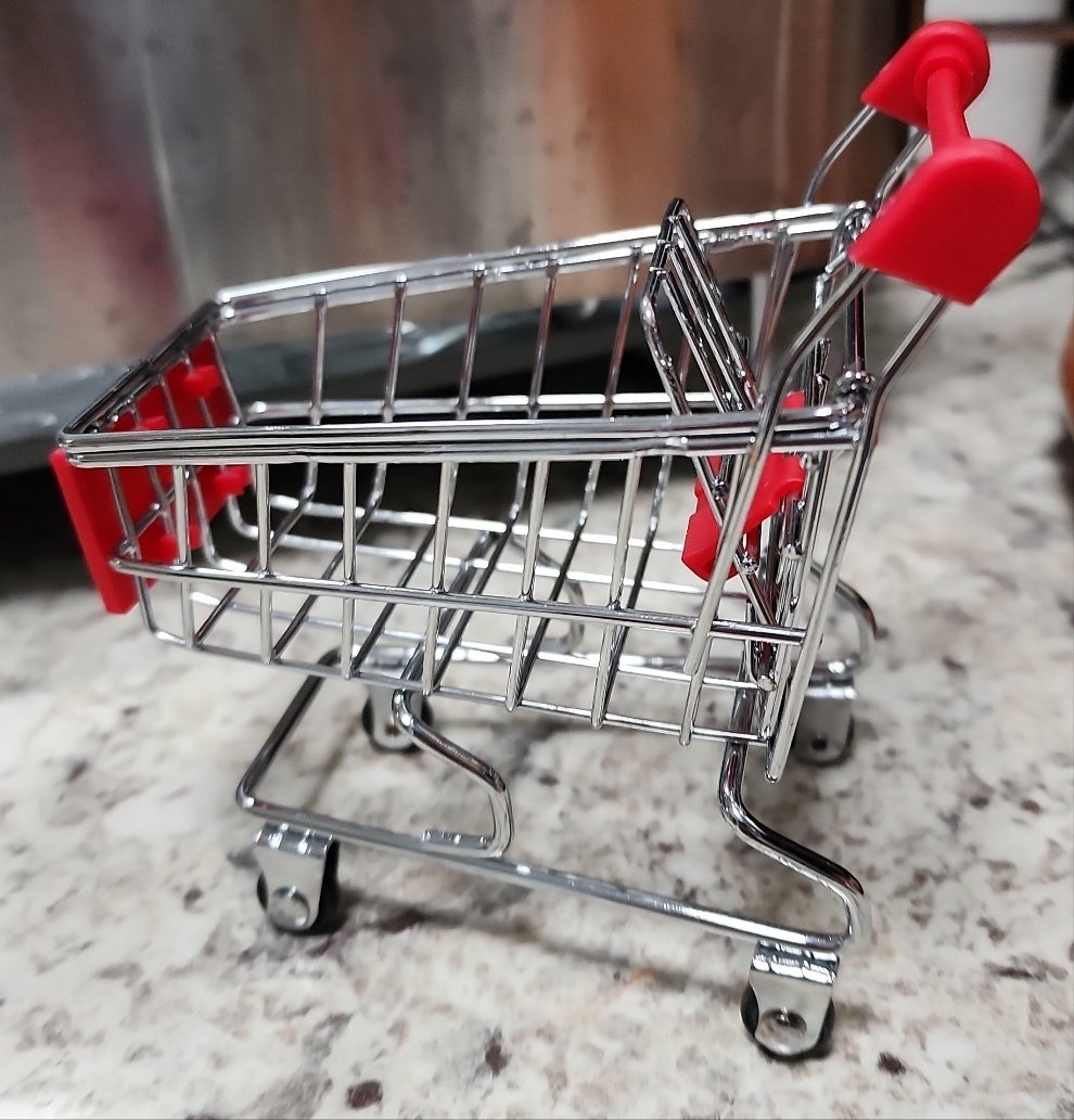 Novelty Mini Shopping Cart