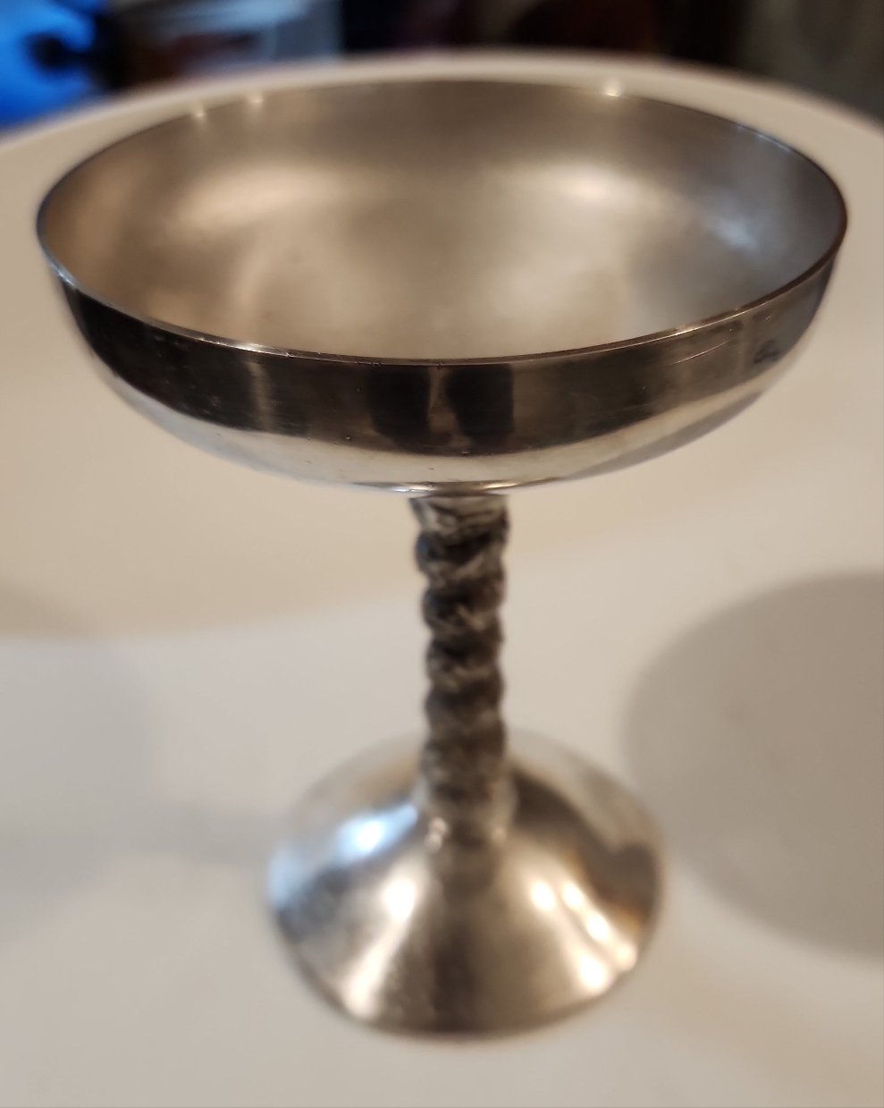 Vntg Spain Silver Plate Goblet