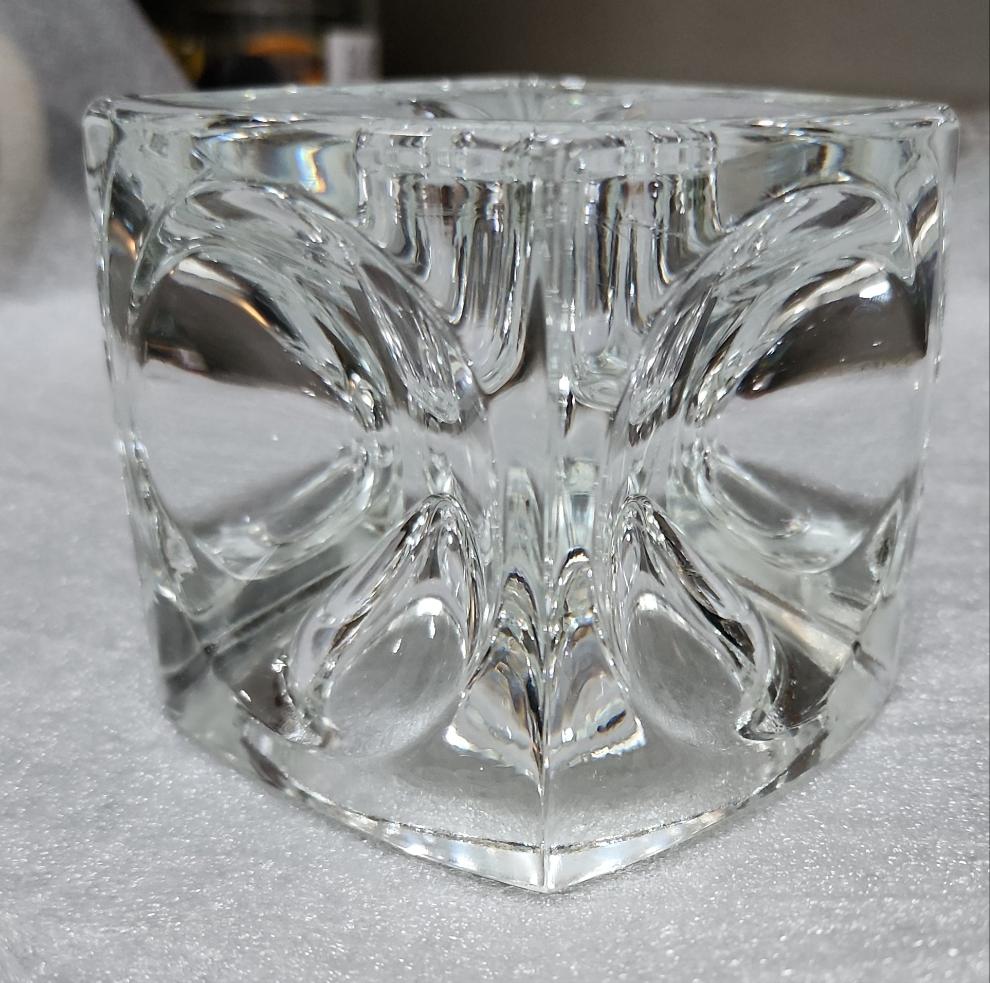 70s Crystal Cube Candle Holder