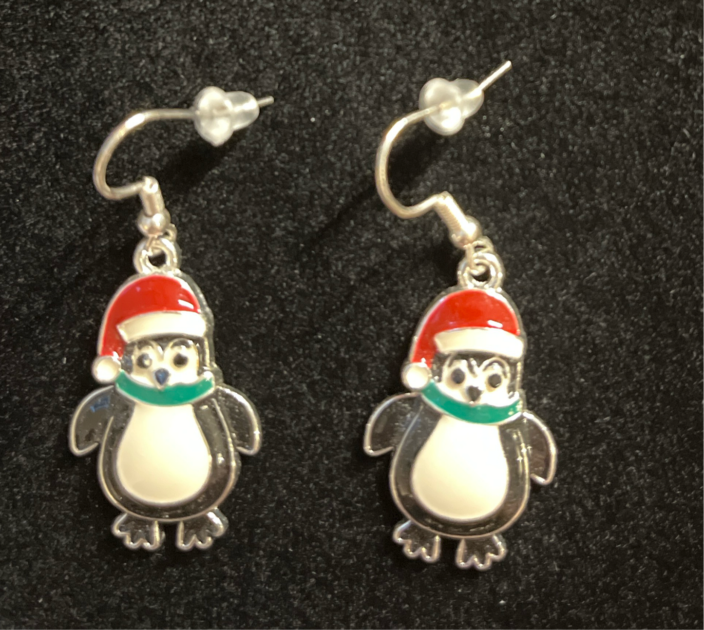 Penguin earrings