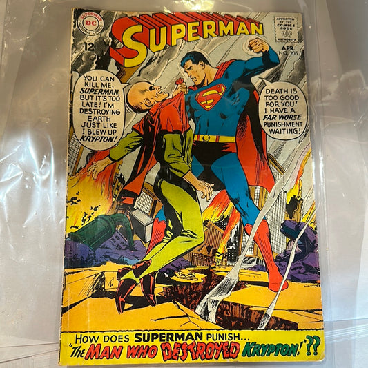 Superman Comic #205