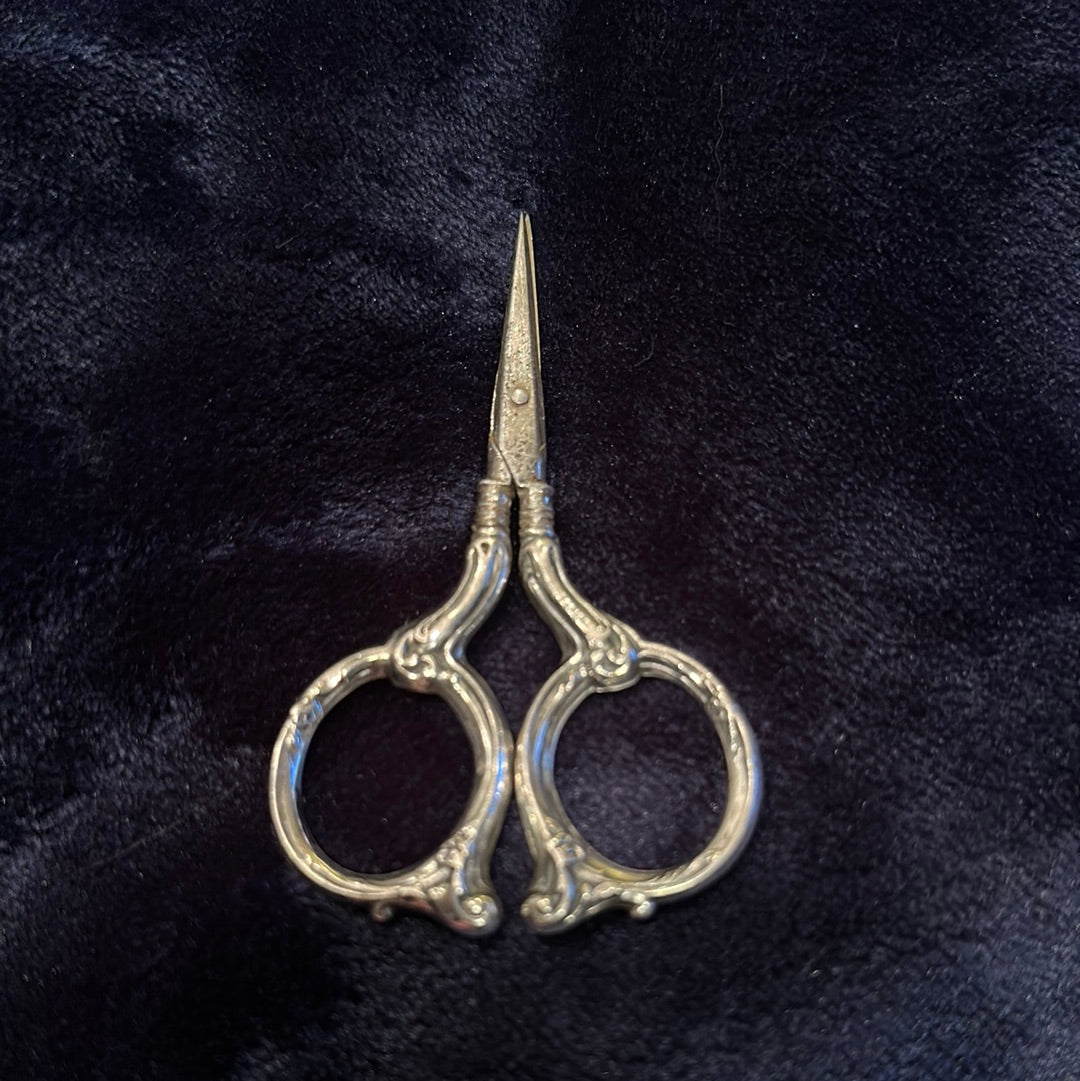 Antique Victorian Sterling Embroidery Scissors
