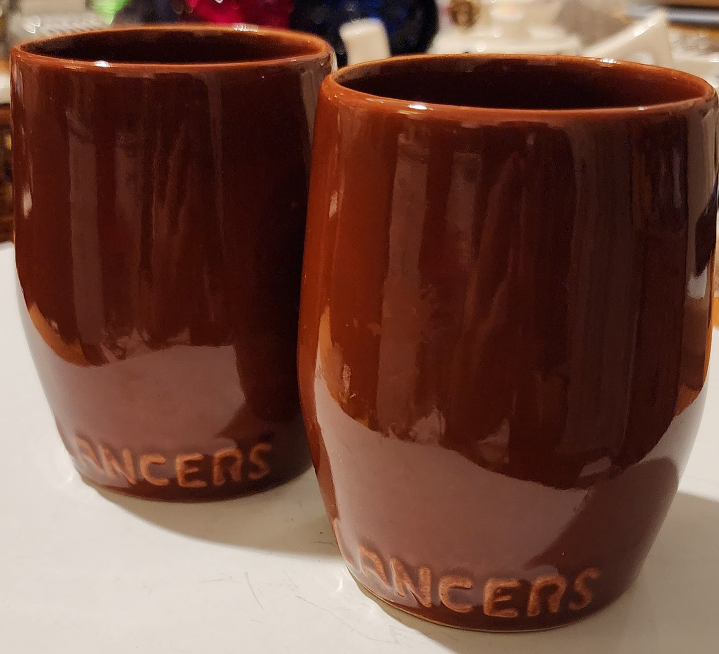 Vntg Lancer Ceramic Wine Mug
