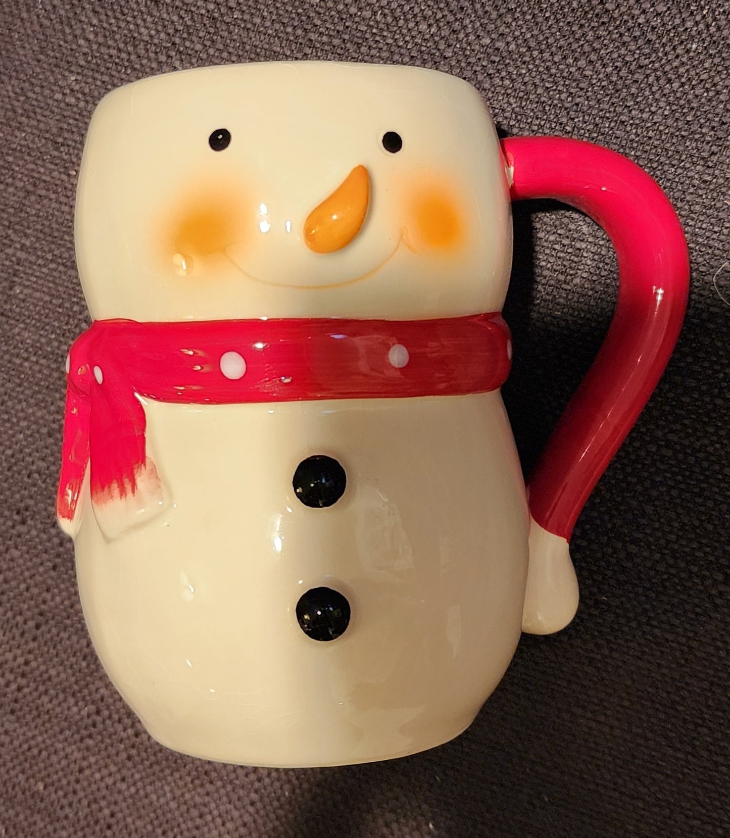 Vntg Snowman Mug