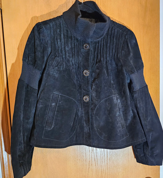 Bernardo Collection Blk Suede Jacket