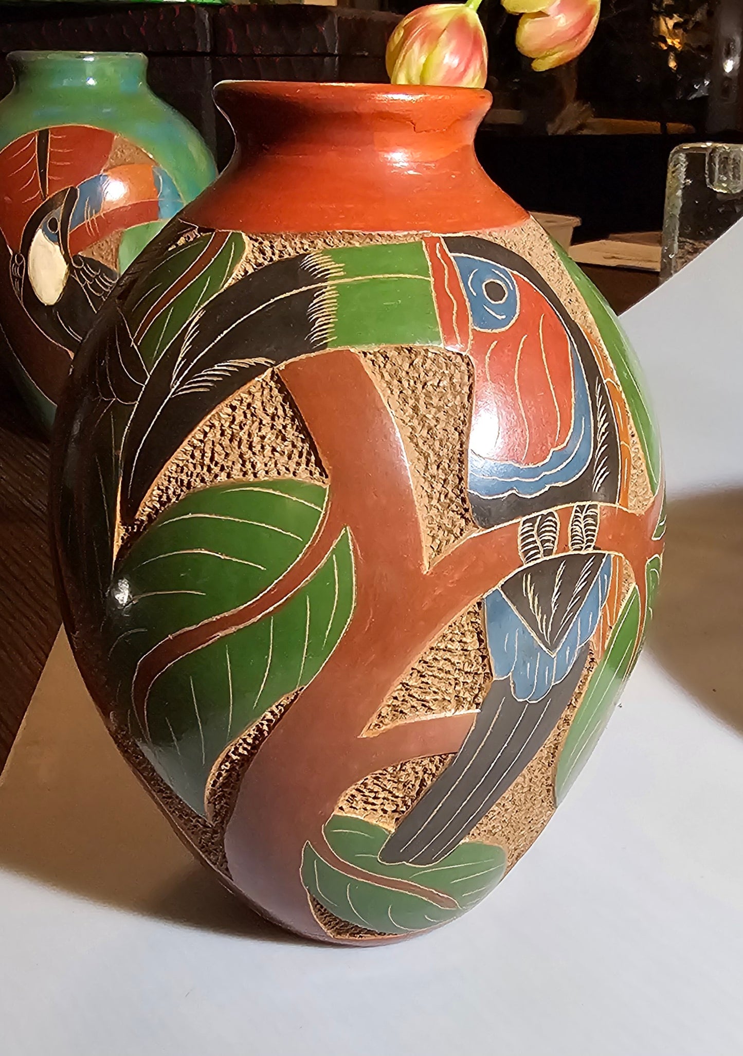 Toucan Folk Art Nicaragua Pottery