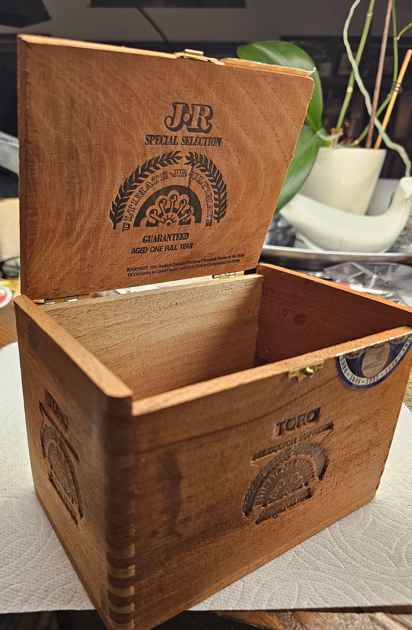 Vintage Wooden Cigar Box