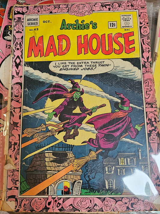 ARCHIE'S MAD HOUSE # 43 COMICS 1965 WITCH HORROR