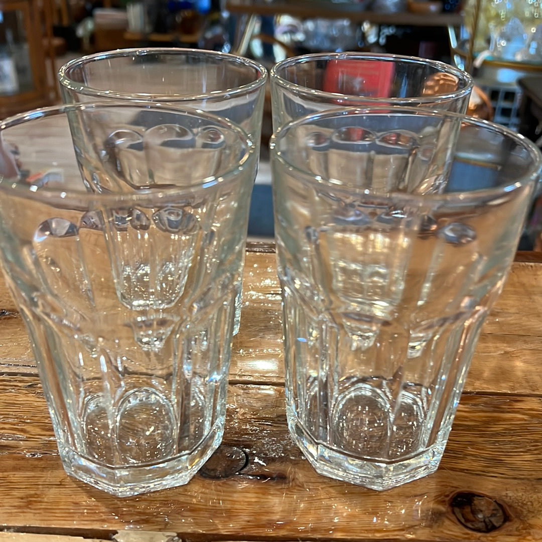 Set of 4 Vtg Libby Drinking Glasses