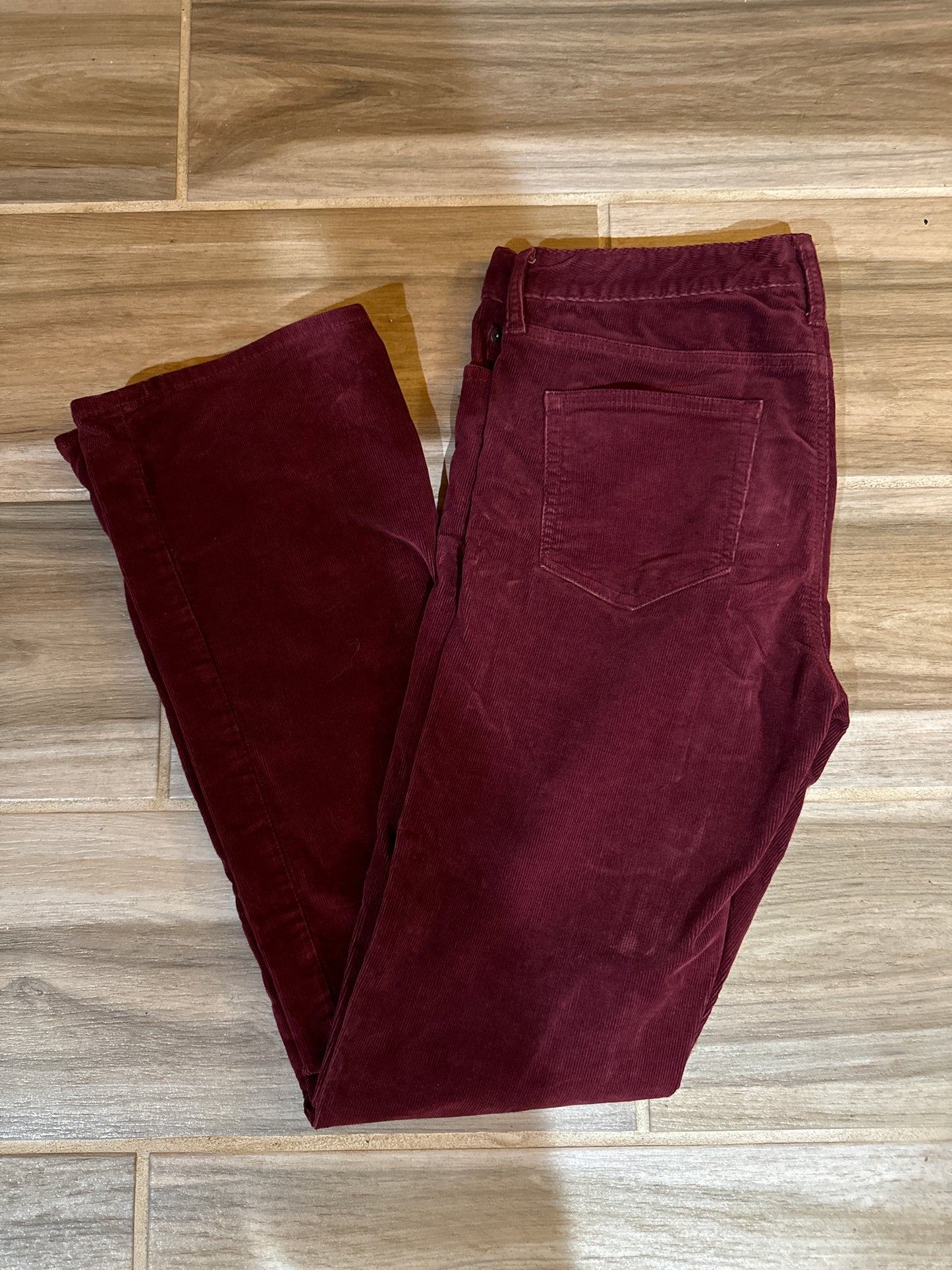 Gap Men’s Red Corduroy Bootcut Pants