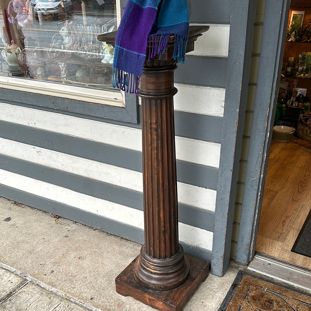 19th Century French Carved Wooden Pillar