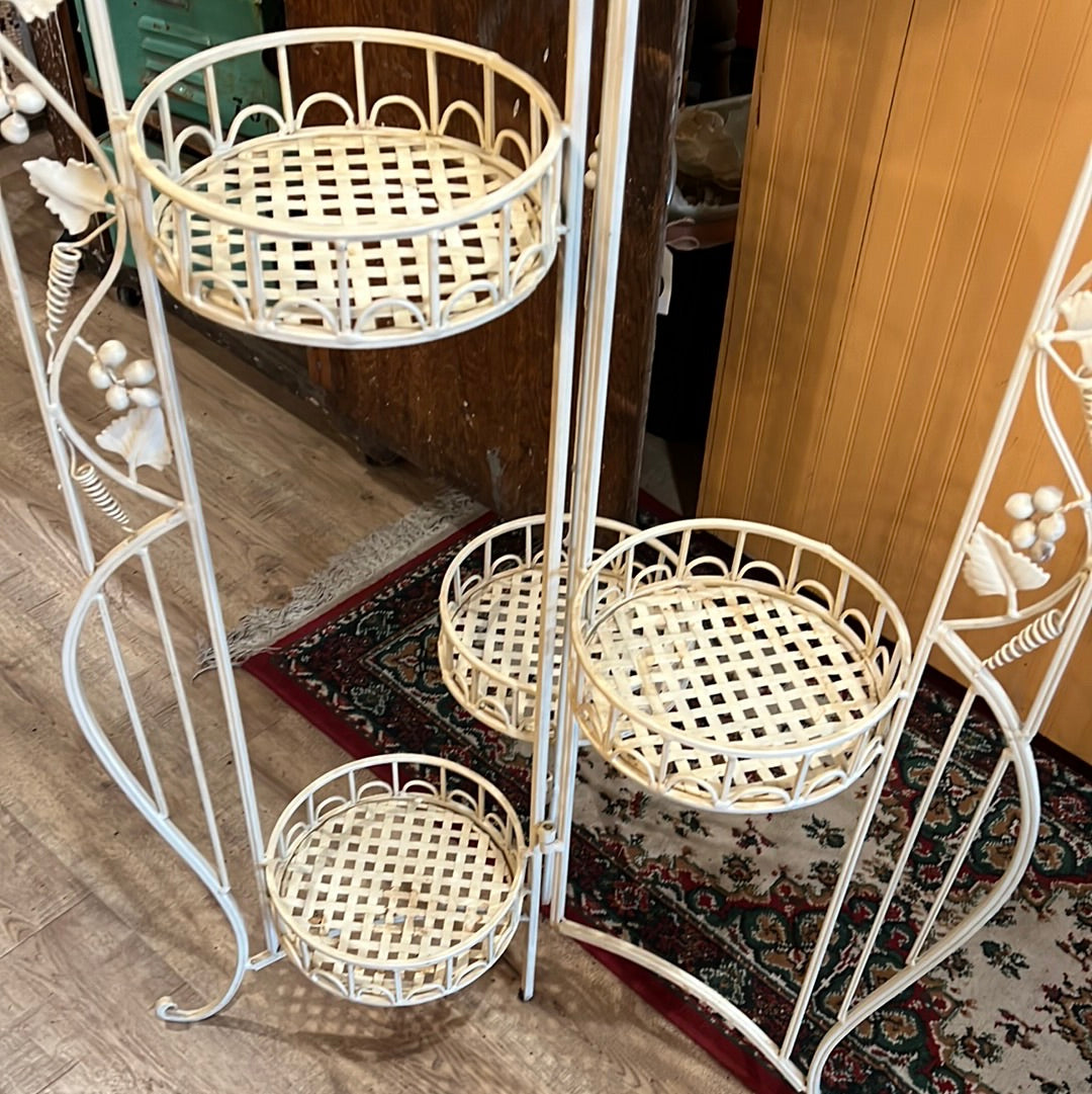 Vtg French 6-tiered plant Stand