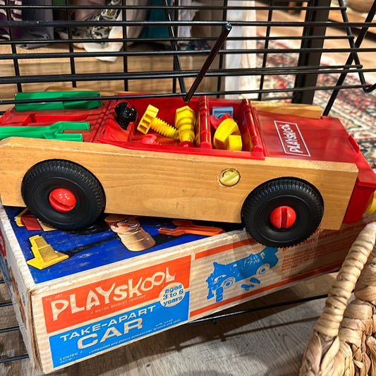 Vtg 70’s Playskool Take-Apart Car