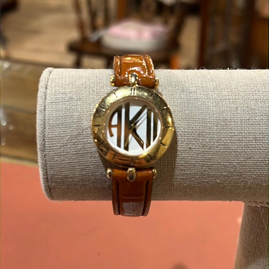 Ann Klein II Gold Watch 10/1192-6