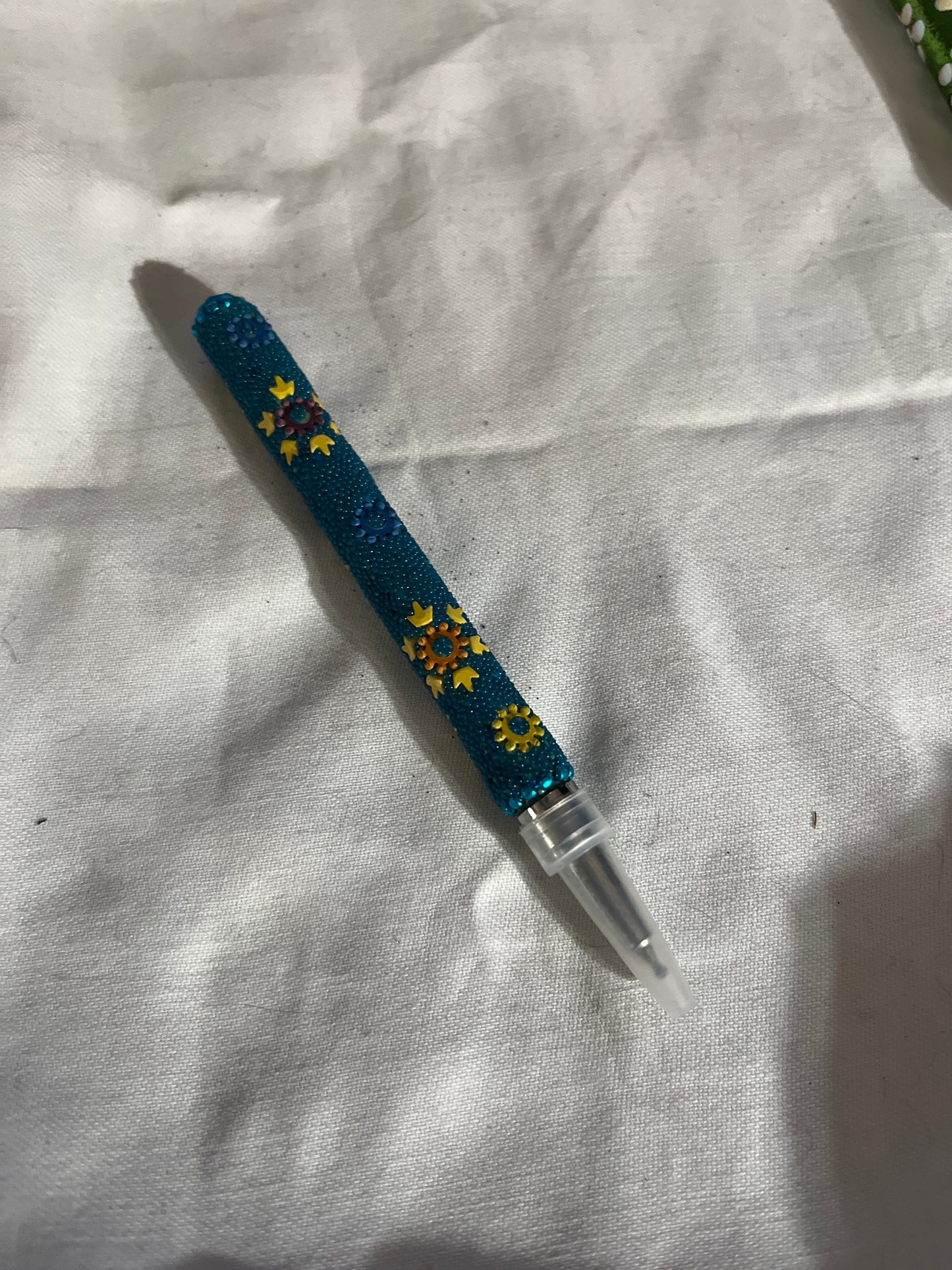 Yellow flower fancy pen