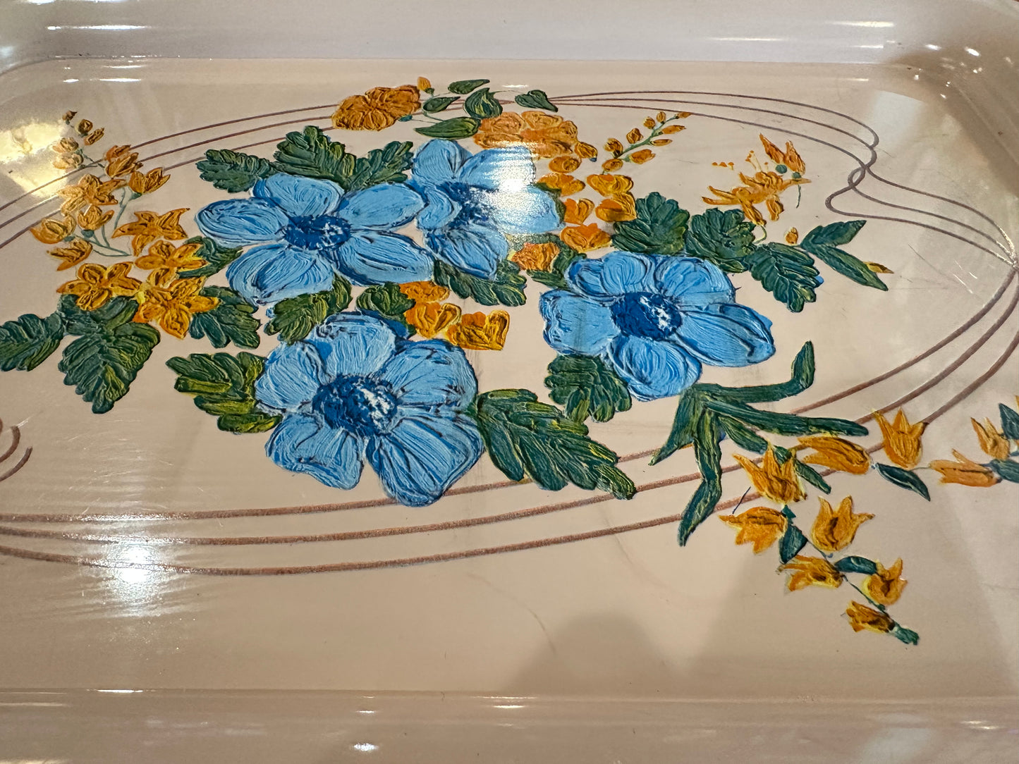 50’s Floral Lap TV Tray