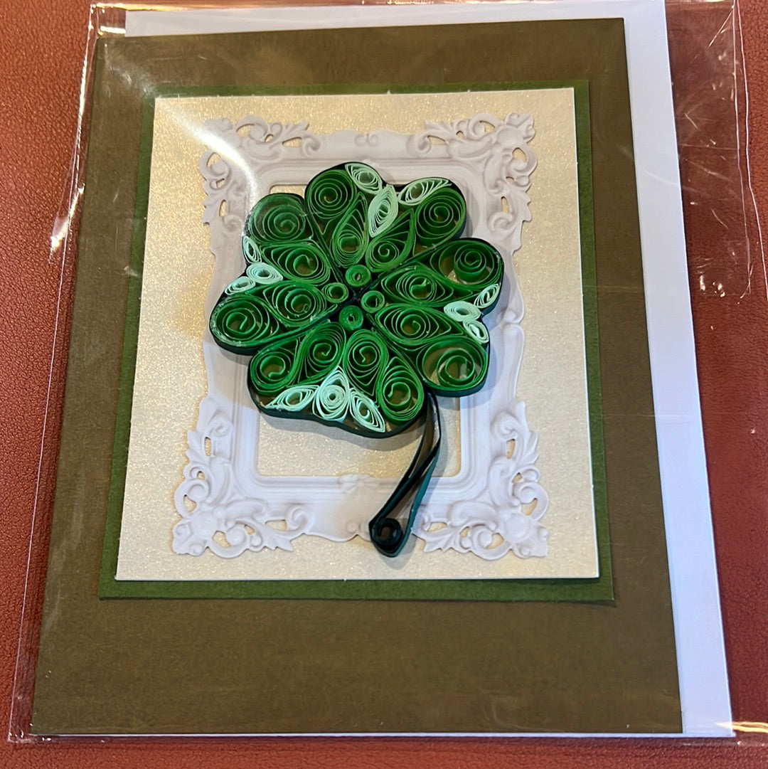 Handmade Paper Quilled Card