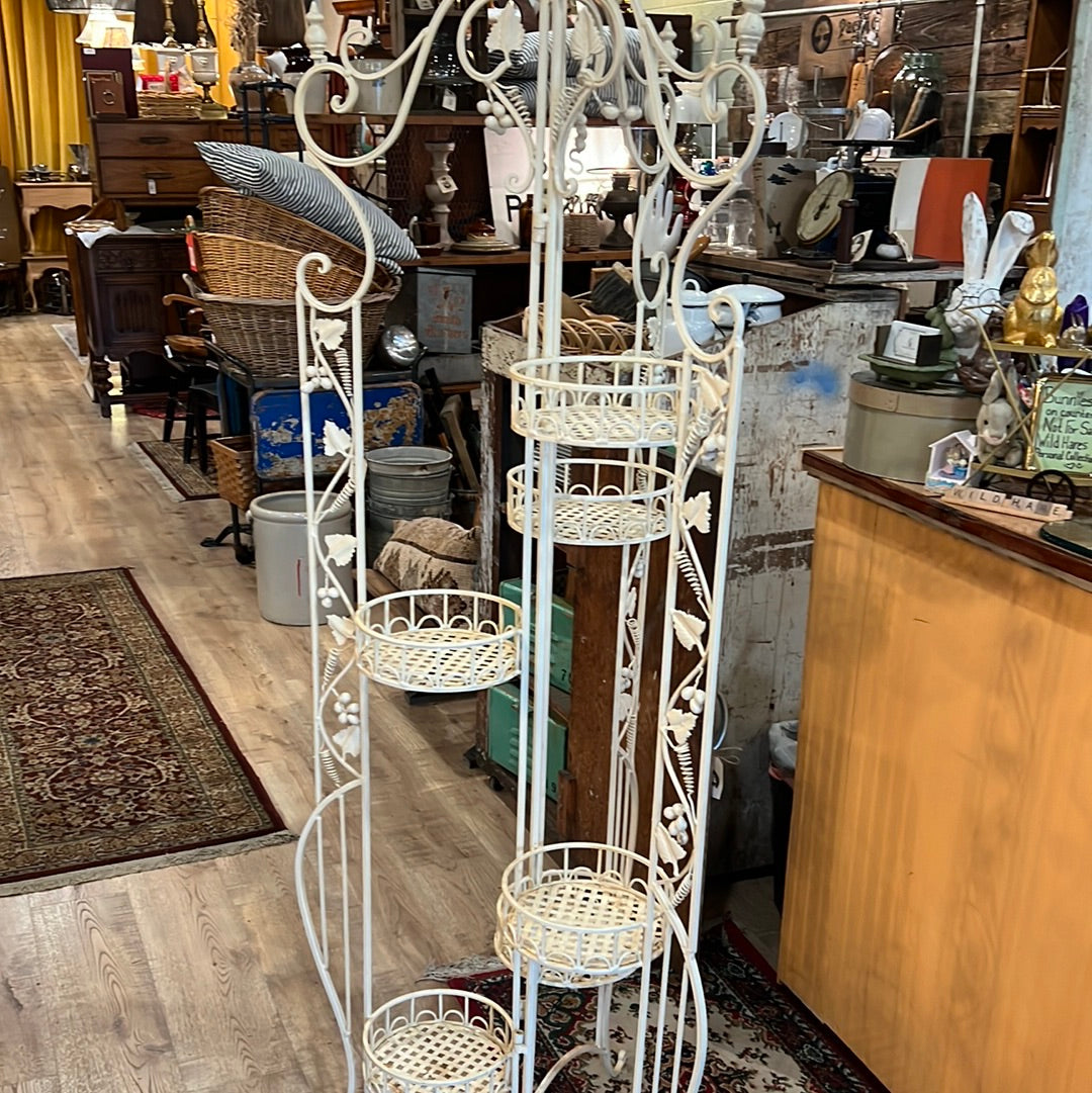 Vtg French 6-tiered plant Stand