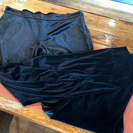 Neiman Marcus Poly/Spandex Velvet Pants