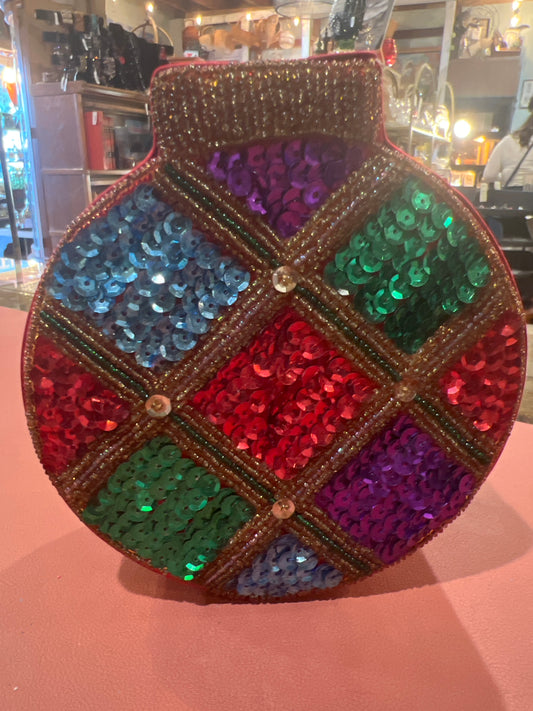 Beaded Ornament Shaped Box