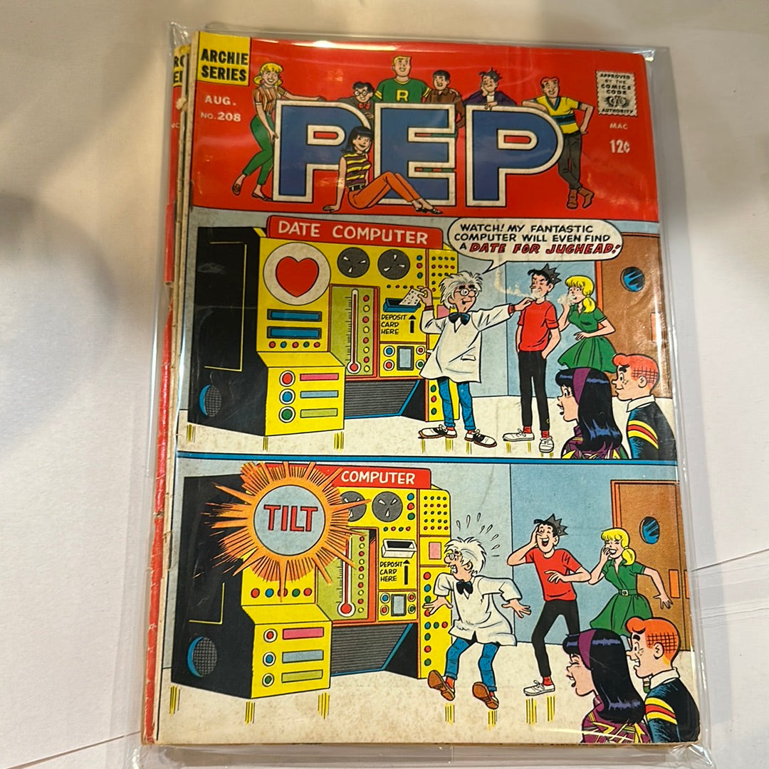 1967 Archie Series PEP Mystery Pack of 6 COMICS