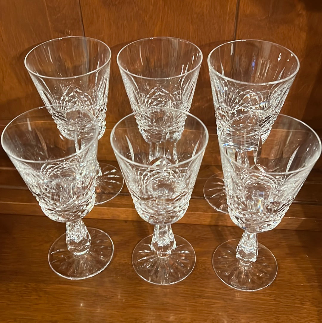 Waterford Lismore Crystal Sherry Glasses (6)