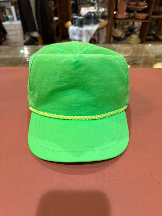 Vtg Green KC Trucker Hat One Size