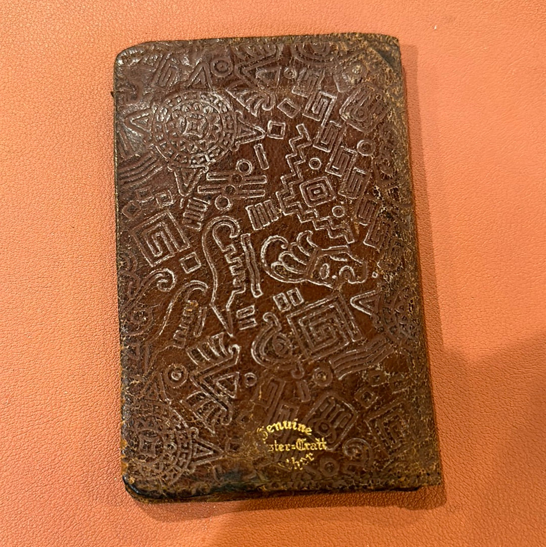30’s Leather Wallet w/rations
