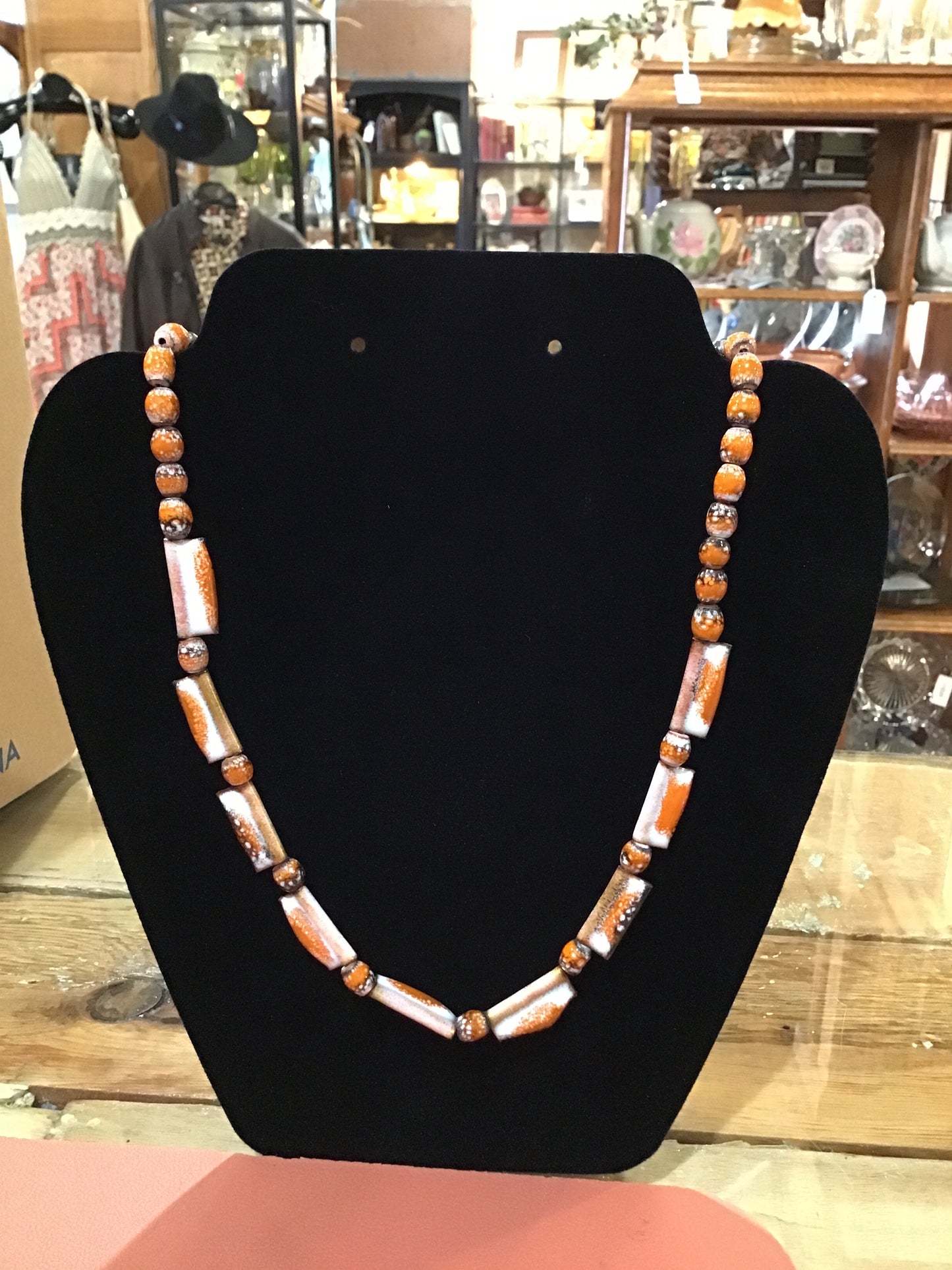 Sterling Silver & Glass Beaded Necklace