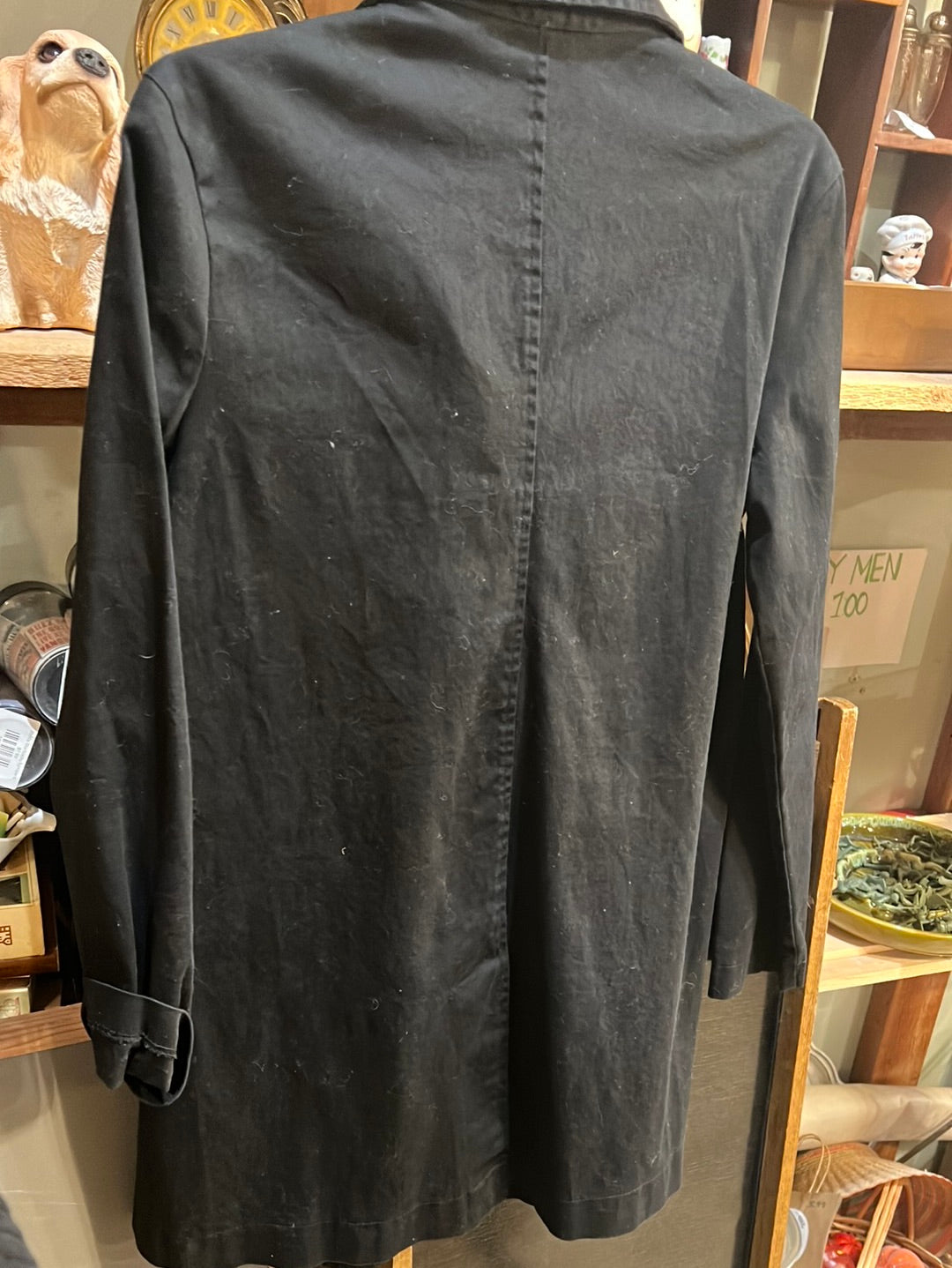 Vtg Shell Long Lightweight Coat (L)