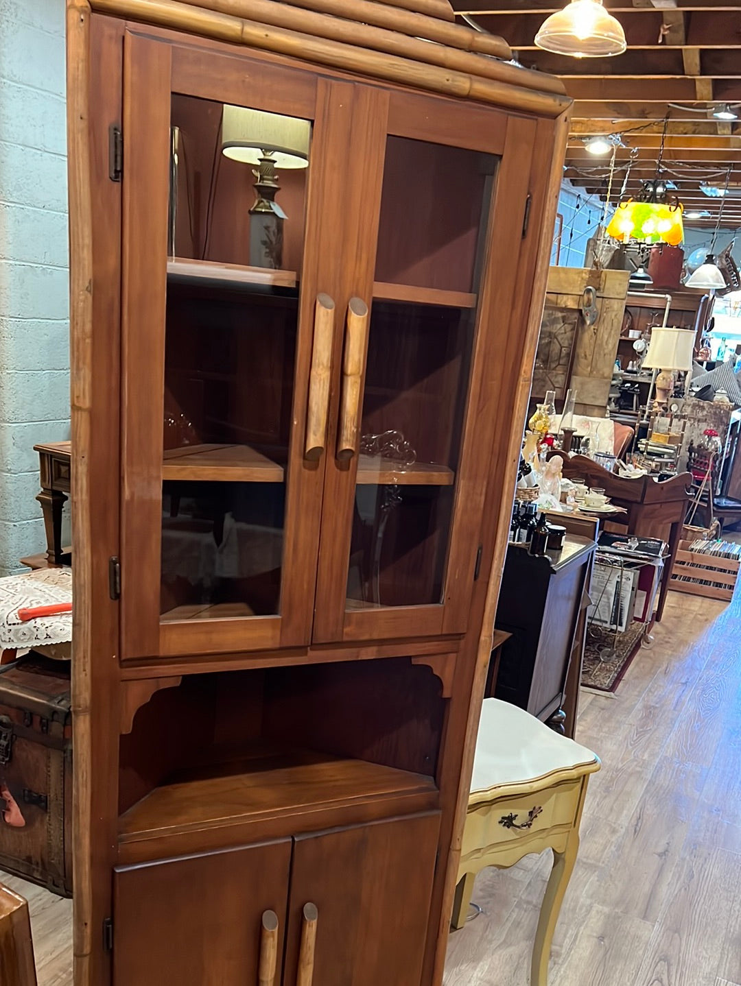 Antique 1880’s Corner Cabinet