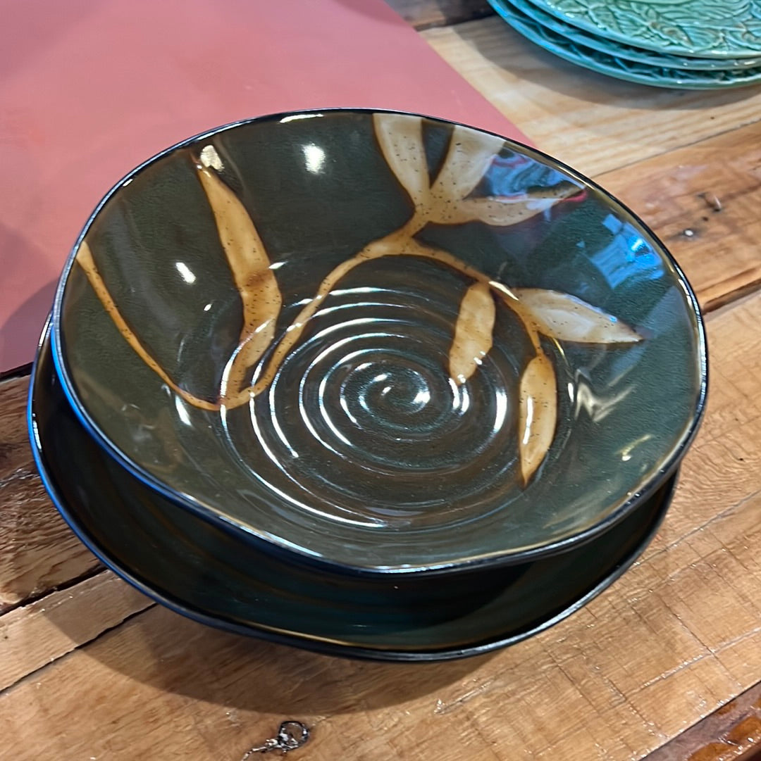 Pier 1 Dakara Bowl & Plate Set (2)