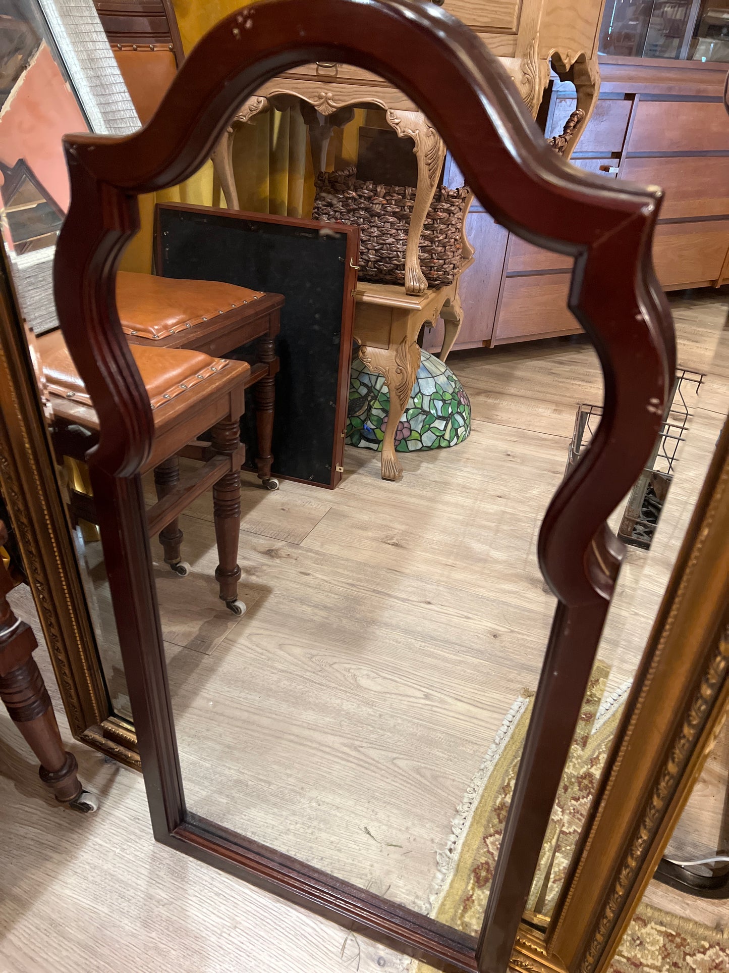 Ornate Wooden Framed Mirror