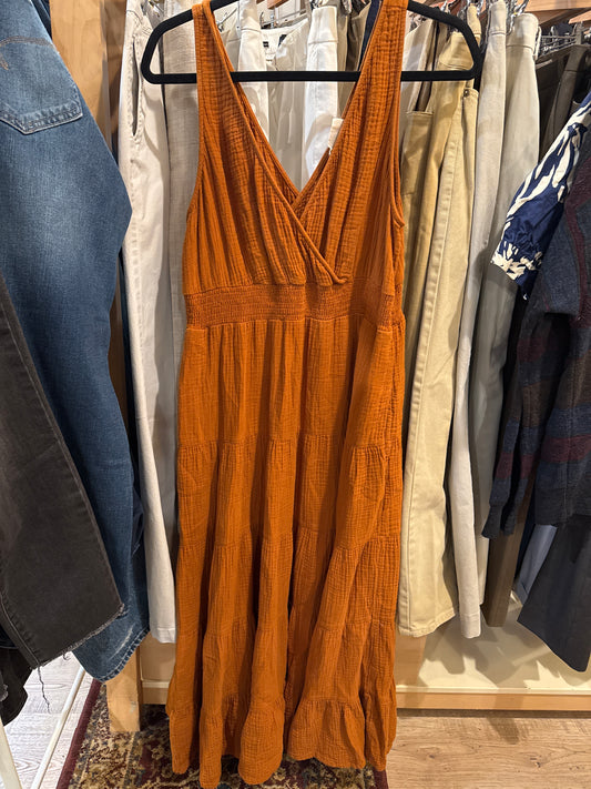 Universal Thread Orange Maxi Dress