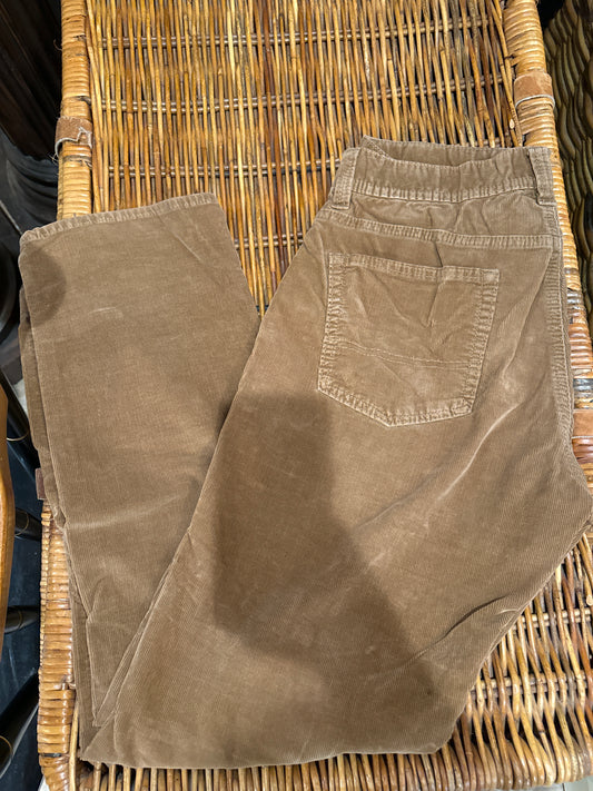 Brown Corduroy Straight Leg Men’s Pants