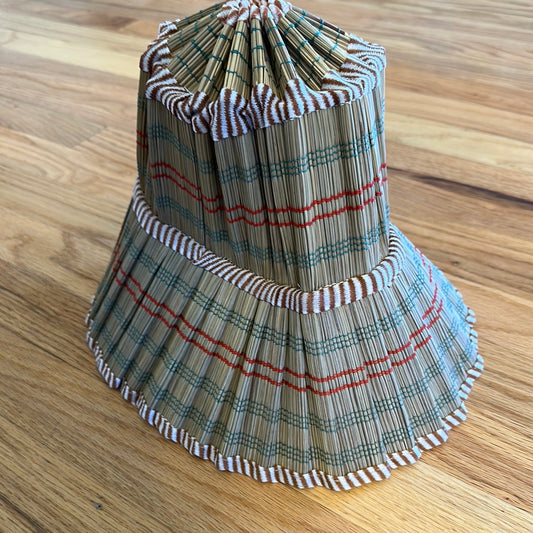 Vtg Foldable Travel Straw Hat