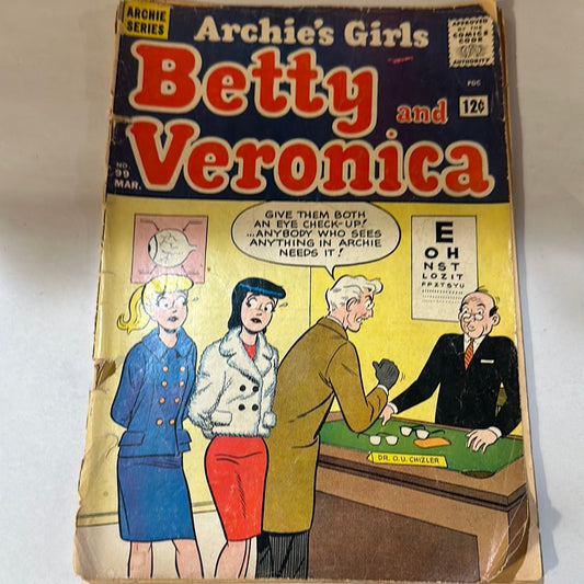 Archie's Girls Betty and Veronica #99  1964 Archie Comic Book