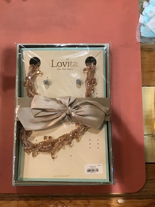 Lolita necklace and earrings set