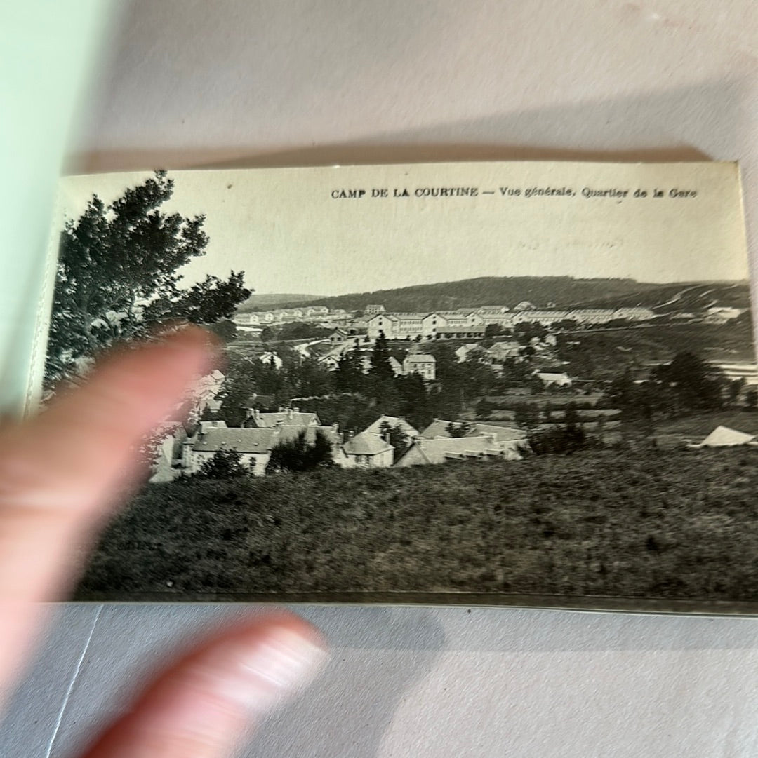 Antique Camp de la Courtine Postcard Set of 12
