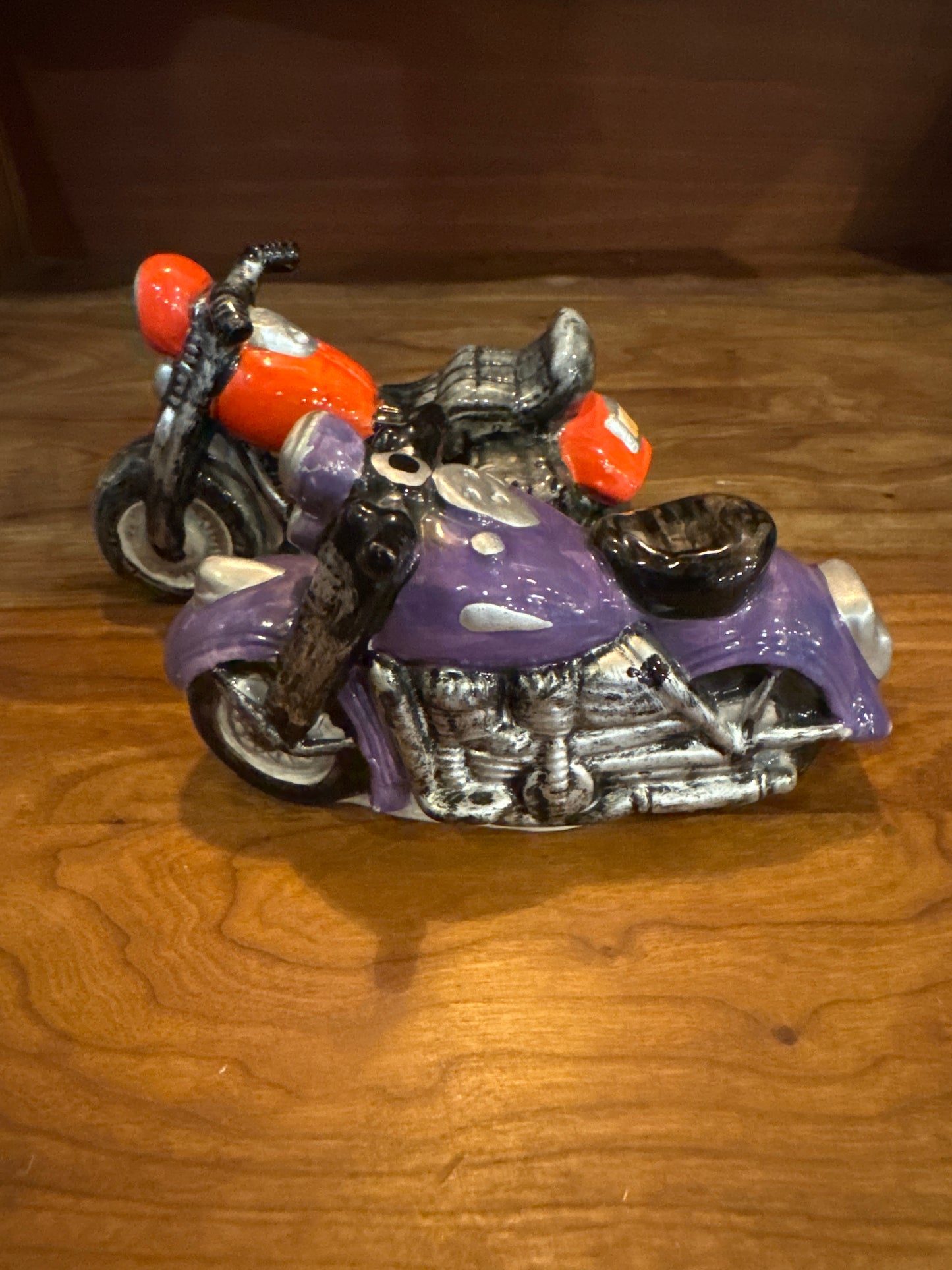 Vintage Motorcycle Salt & Pepper Shakers