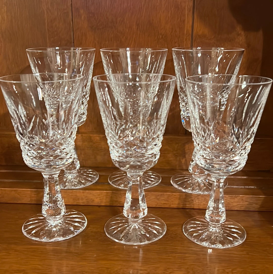 Waterford Lismore Crystal Sherry Glasses (6)