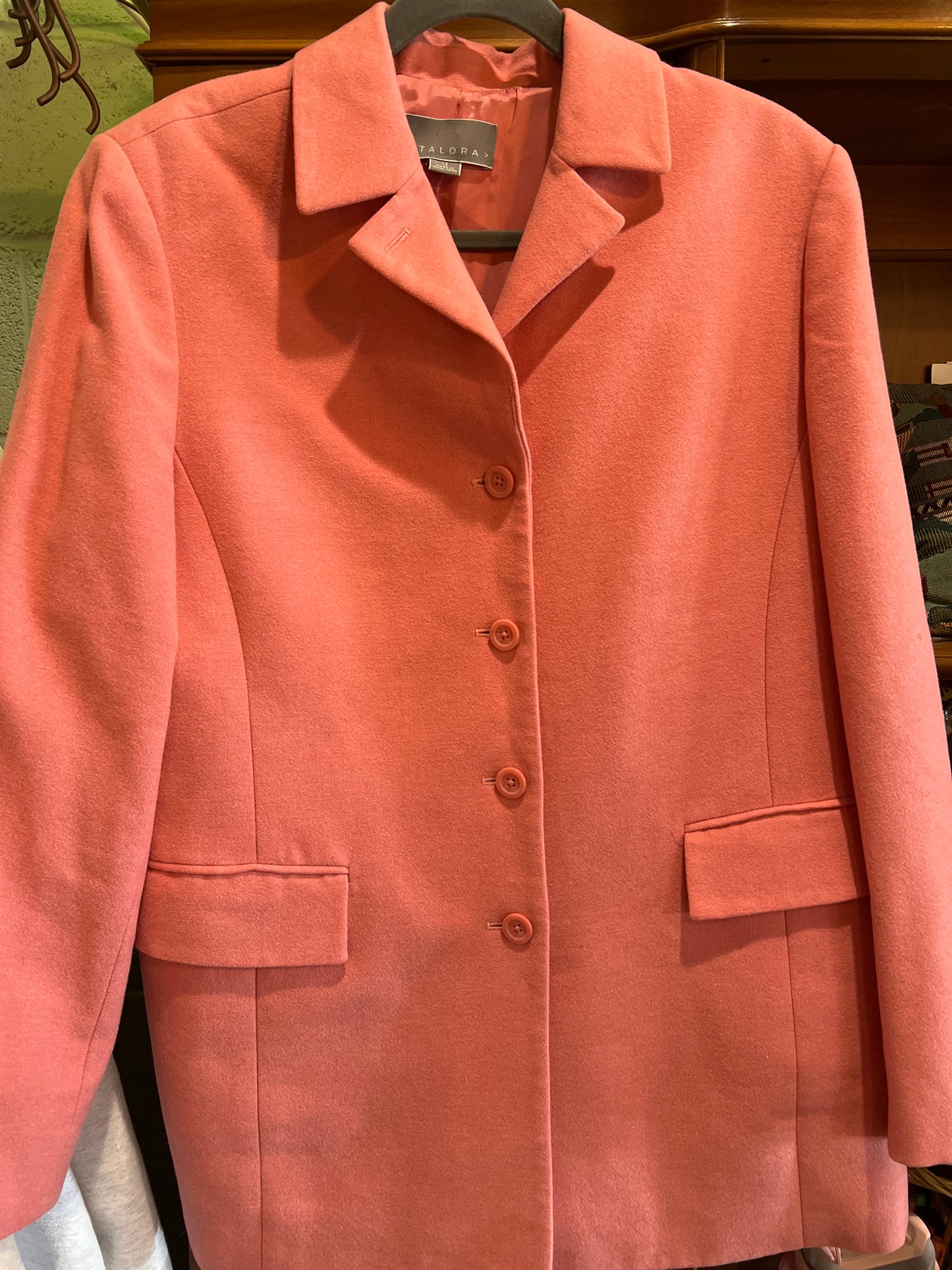 Talora Pink Button Down Blazer