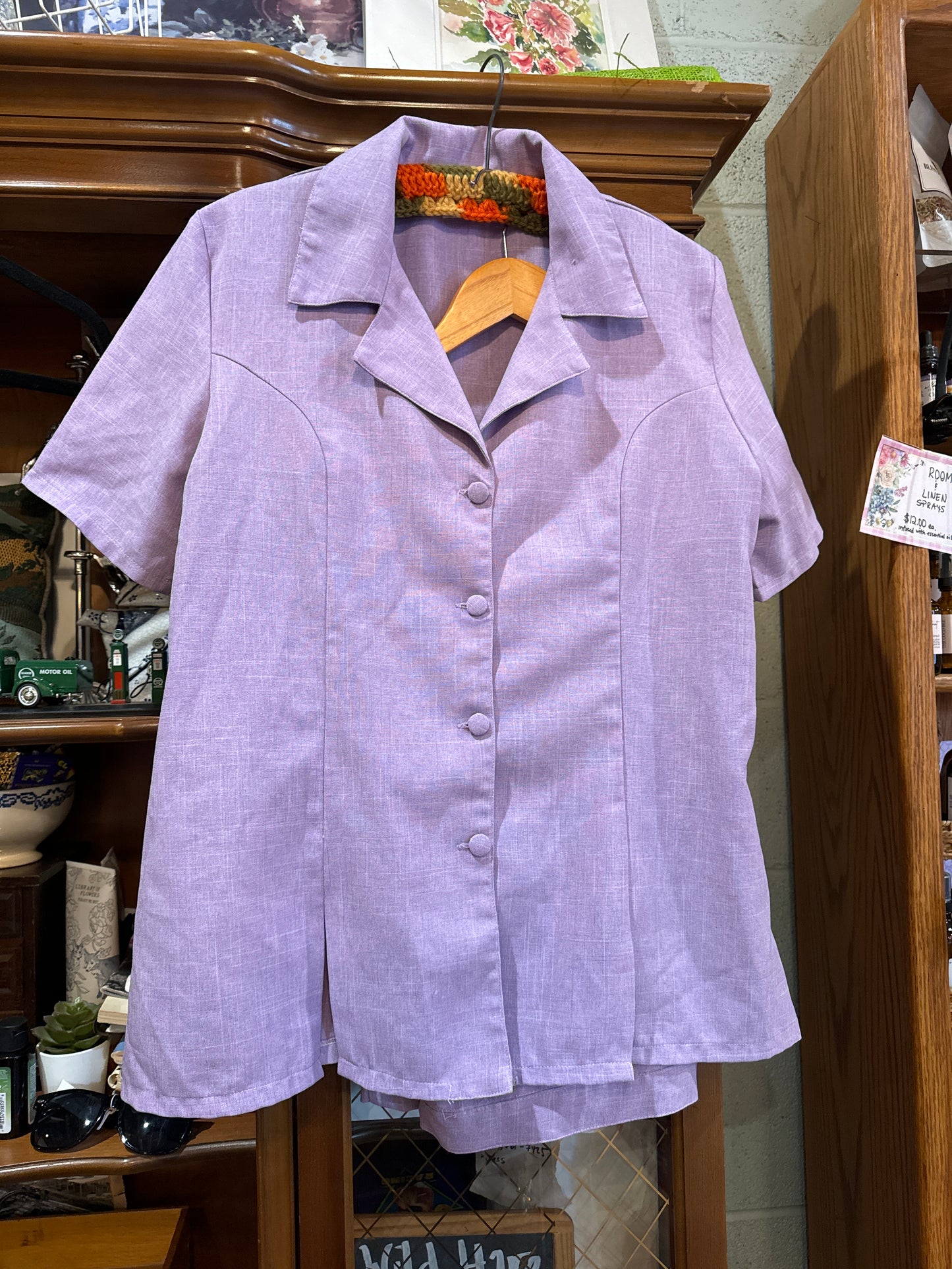 Vintage 1960s “Mary” Lavender Pants Suit