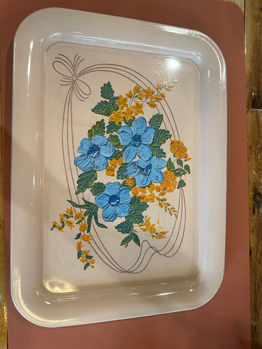 50’s Floral Lap TV Tray