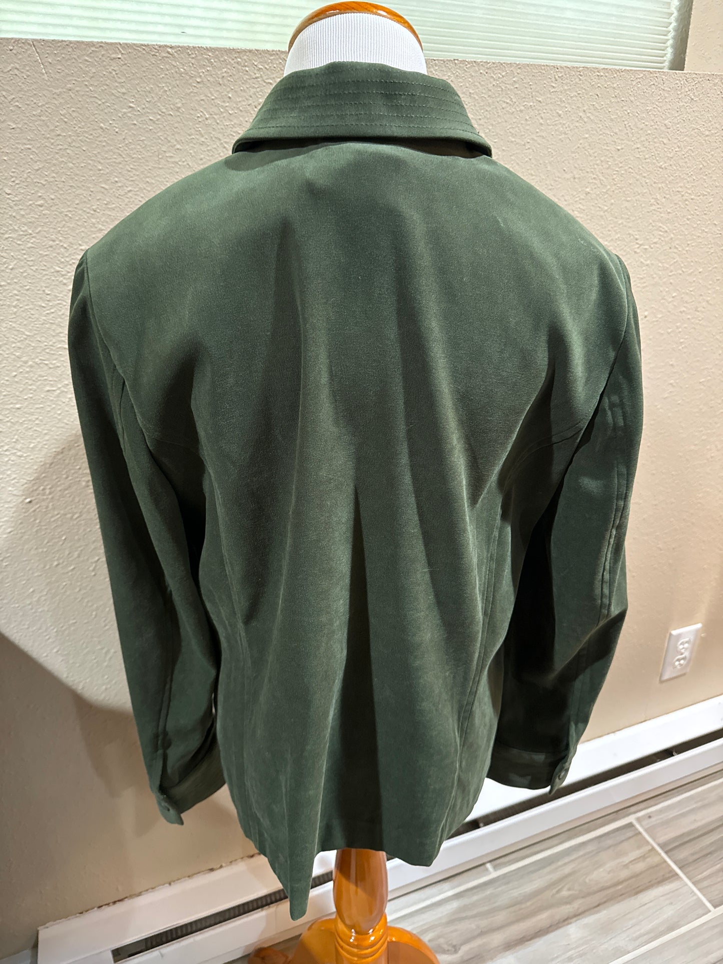 Vtg JM Army Green Pocketed Jacket